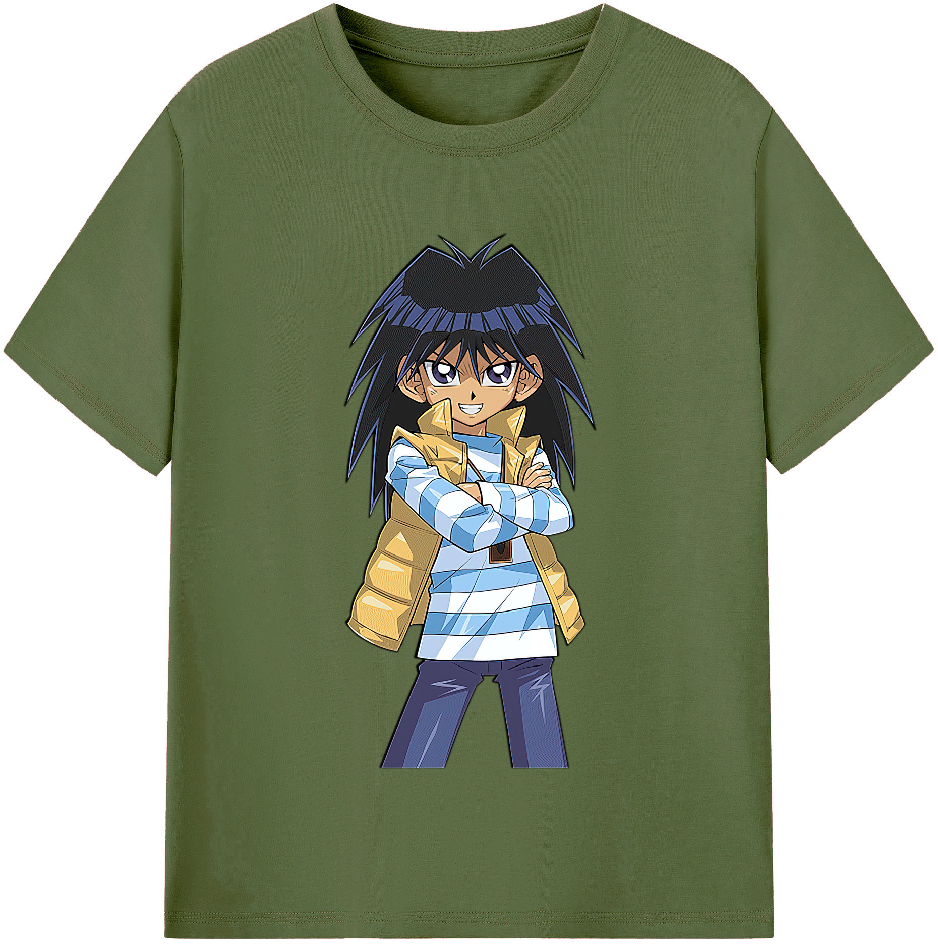 （画像用） 遊☆戯☆王 Yu-Gi-Oh! 綿100％半袖Tシャツ（フロントプリント）